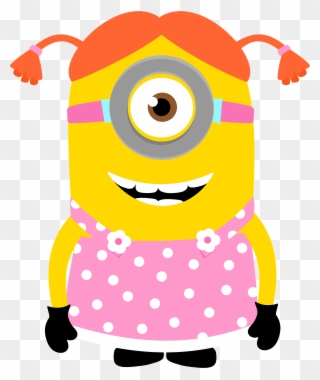 Clip Art Library Download Despicable Me And The Minions - Minion Girls Clip Art - Png Download
