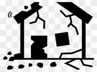 Destroyed For Free - Destroyed House Clipart - Png Download