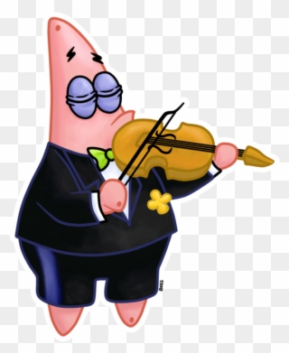 Patrick As A Violinist - Patrick Playing An Instrument Clipart