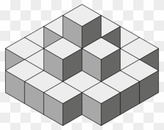 Soma Cube Symmetry Regular Polytope Black And White - Cube Clipart