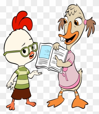 Chicken Little Abby Mallard Book Clipart Png - Chicken Little And Abby Mallard Transparent Png