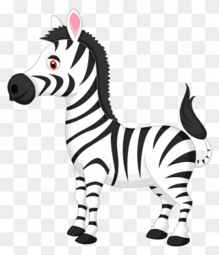 ‿✿⁀°zebra * Like°‿✿⁀ Zebra Clipart, Pink Zebra - Zebra Cartoons - Png Download