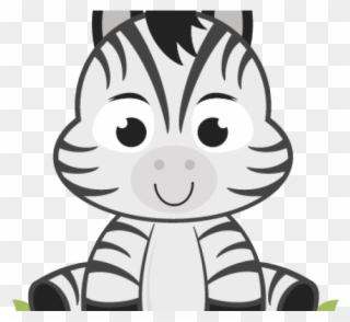 Zebra Clipart Pinterest - Cute Baby Zebra Clipart Free - Png Download