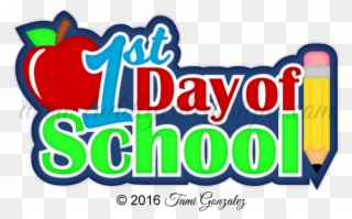 St Day Of School - Royalty-free Clipart