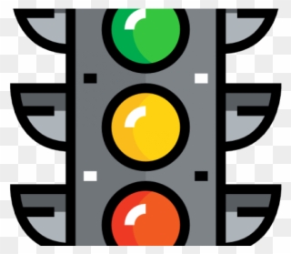 Traffic Light Clipart Batas Trapiko - Clip Art Traffic Lights - Png Download