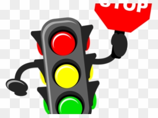 Traffic Light Clipart Street Corner - Traffic Light Sign Cartoon - Png Download