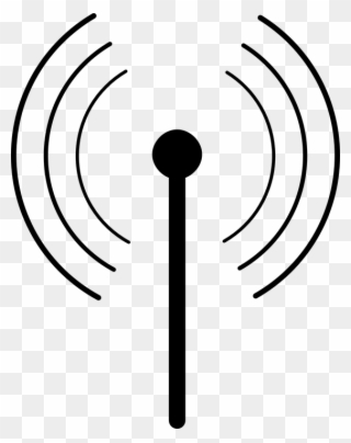 Tower Clipart Wifi - Antenna Clip Art - Png Download