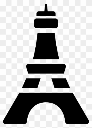 This Icon Represents The Eiffel Tower - Icone Tour Eiffel Clipart