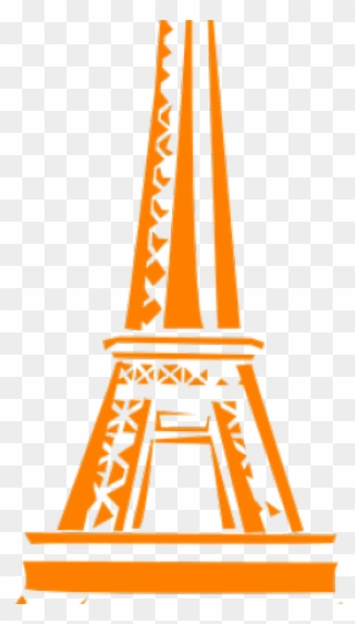 France Clipart Eiffel Tower - Pink Eiffel Tower Drawing - Png Download
