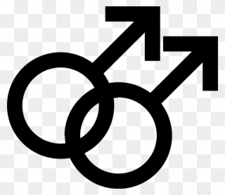 File Homosexuality Svg Wikimedia Commons Open - Male And Male Symbol Clipart