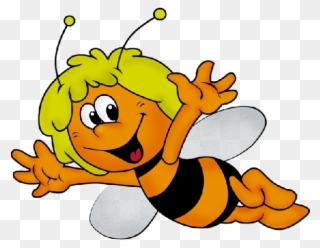 Cute Cartoon Bee 1 - Bee Maya Clipart - Png Download