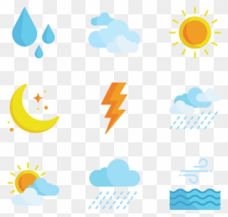 Free Weather Icons Png Banner Freeuse Library - Weather Png Clipart