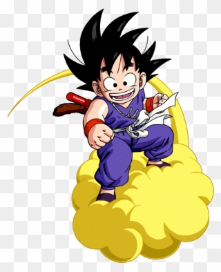 Goku En La Nube Voladora Clipart