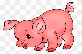 Pig Farm Animals Clipart - Png Download