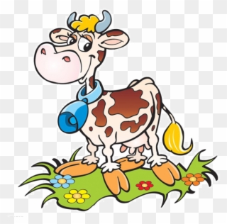 Vache - Funny Animal Clip Art - Png Download