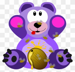 Kostenloses Bild Auf Pixabay - Bear Clipart In Purple - Png Download