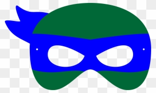 Ninja Turtle Mask Template View Larger - Mascaras De Tortugas Ninja Clipart