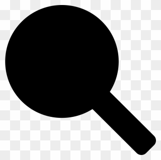 Png File - Table Tennis Paddle Silhouette Clipart