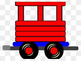 Engine Clipart Line Art - Train Box Car Clipart Png Transparent Png