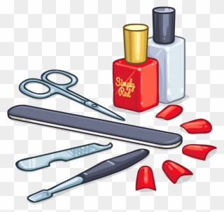 Pin Manicure Clip Art - Nail Care Tools Clip Art - Png Download