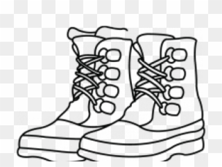 Drawn Boots Simple - Draw A Boot Clipart
