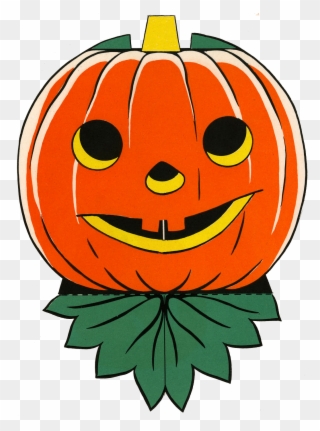 Cute Halloween Pumpkin Clipart - Jack-o'-lantern - Png Download
