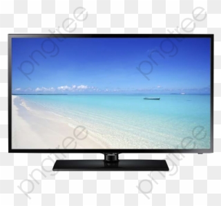 Flat Screen Tv Clipart - Led-backlit Lcd Display - Png Download