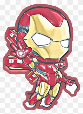 Ironman Sticker - Iron Man Clipart