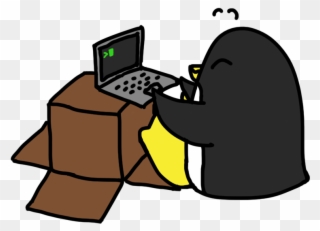 Jim The Linux Penguin Clipart