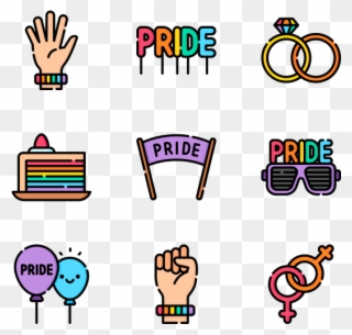 World Pride Day - Icons For Web Design Clipart