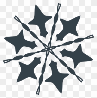 Let It Snow Snowflake - Illustration Clipart