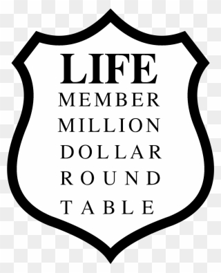 Million Dollar Round Table Logo Black And White - Mdrt 2019 Clipart