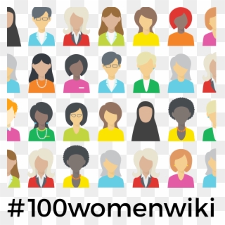 File - Cn-tag - 100womenwiki Mobile - Svg - 100 Women Clipart