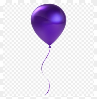 Free Png Single Purple Balloon Transparent Png Images - Purple Transparent Balloons Clipart