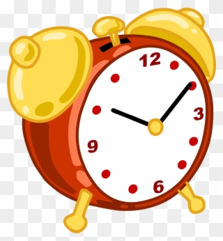 Cartoon Alarm Clock Clipart Png - Example Of Chronological Order Writing Transparent Png