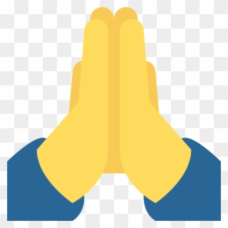 Praying Hands - Emoticon Rezando Png Clipart