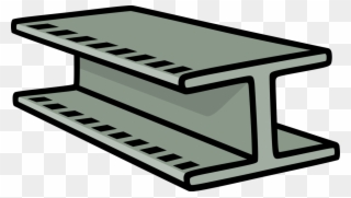 Vector Illustration Of Building Construction With Rolled - Clip Art Steel Beam Png Transparent Png