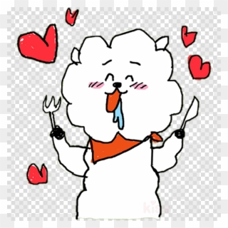 Bt21 Rj Sticker Clipart Bts Line Friends K-pop - Daisy Flower Clipart Png Transparent Png