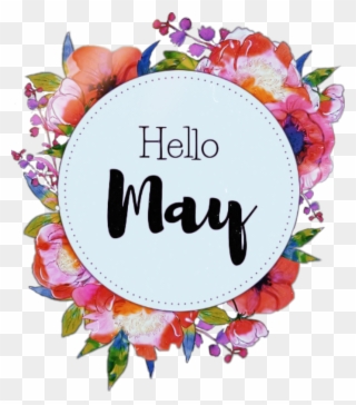 #hellomay #hello #may #flowers @abdelghanibakkou - Hello May Redbubble Clipart
