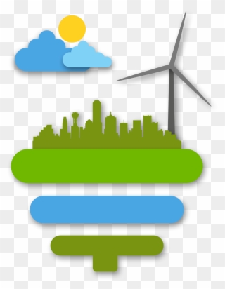 Renewable Wind Dallas - Wind Turbine Clipart