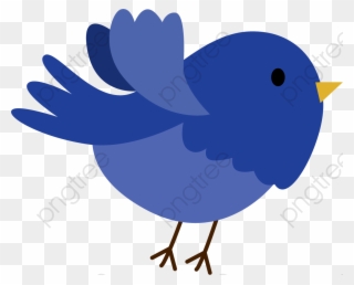 Flying The Blue Bird, Blue Vector, Bird Vector, Bird - Pajaro Azul Animado Png Clipart