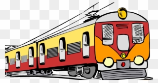 Train Car Clip Art - Vlak Kreslené - Png Download
