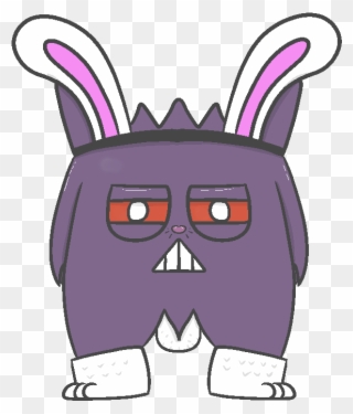 Pokemon Gengar Easter Rabbit - Cartoon Clipart