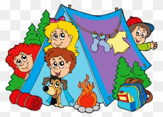 Sleeping In Tight Quarters - Camping With Family Clipart - Png Download