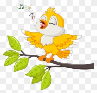 Bird Singing Stock Illustration Illustration - Singing Bird Clipart - Png Download