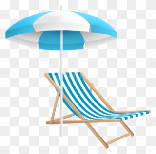 Free Png Download Beach Chair And Umbrella Png Clipart - Beach Chair And Umbrella Transparent Png