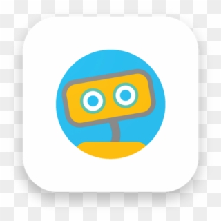 The Woebot App Logo, Which Features A Yellow Robot - Graphic Design Clipart