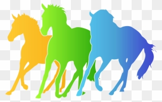 Equestrian Lifestyle Solutions - Vector Horses Clipart
