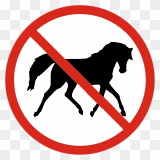 No Horseback Riding - No Insects Clipart