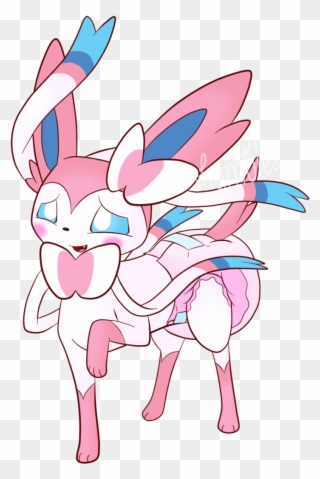 Sylveon By The Shambles - Pokemon Sylveon In Diapers Clipart